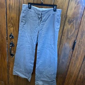 Boot cut dark grey khakis